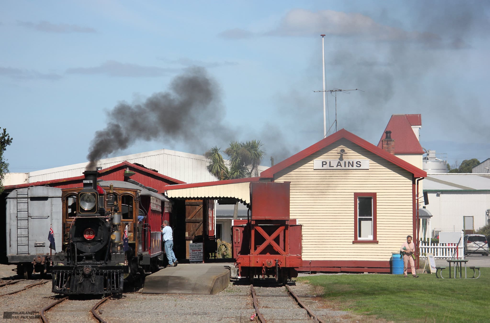 K 88 Running At The Plains Railway Today, 140 Years Since It First Pulled A Train In Canterbury